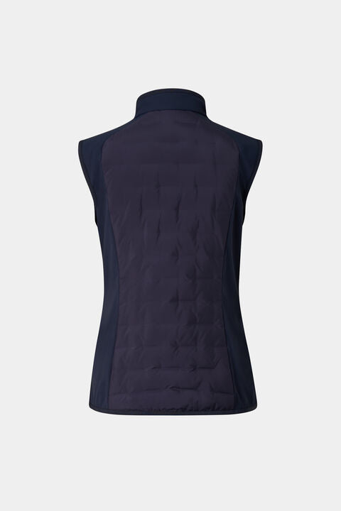 Lina Hybrid Waistcoat In Navy Blue