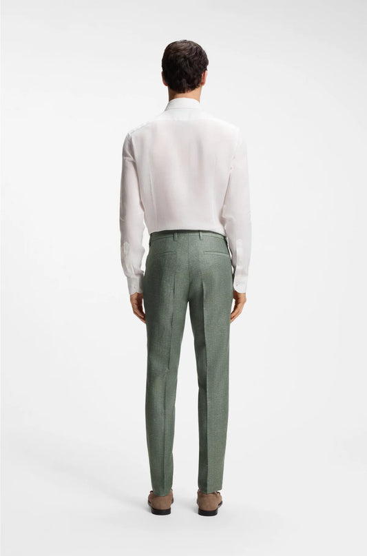 FORMAL TROUSERS INMICRO-PATTERNED STRETCH FABRIC