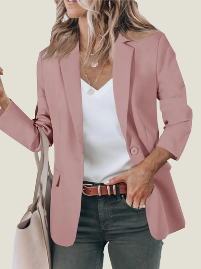 Women's Casual Button Blazer Jacket (Buy 2 Free Shipping)