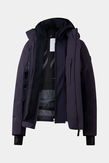 Delin Down Ski Jacket In Navy Blue