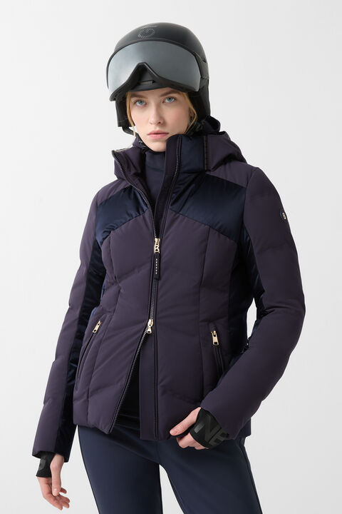Delin Down Ski Jacket In Navy Blue