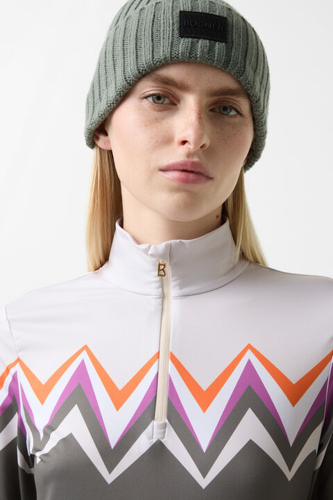 First Layer Beline In Grey/Orange/Purple/Off-White