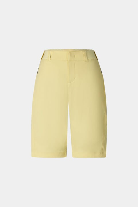 Zita Functional Bermuda Shorts In Yellow