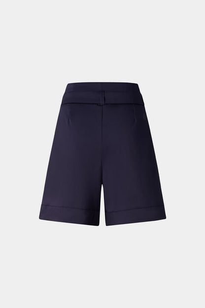 Lexa Functional Bermuda Shorts In Navy Blue