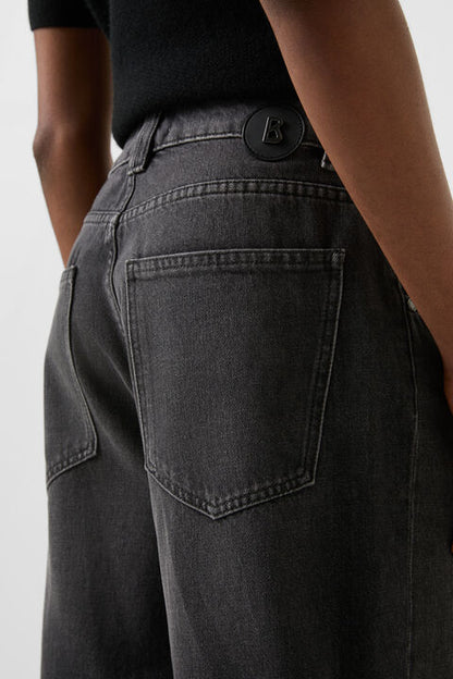 Barrel Fit Jeans Bina In Dark Grey