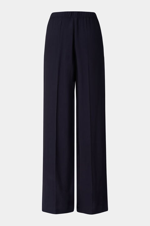 Pleated Trousers Gina In Navy Blue