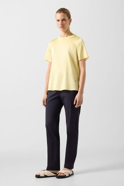 Pleated Trousers Abbie In Navy Blue