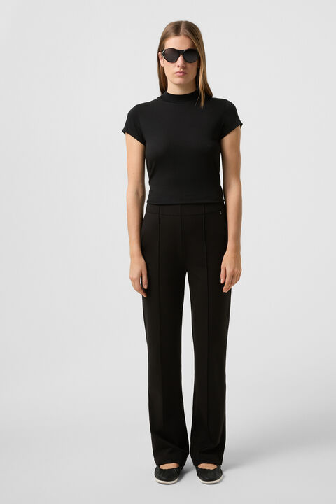 Bella Jersey Trousers In Black