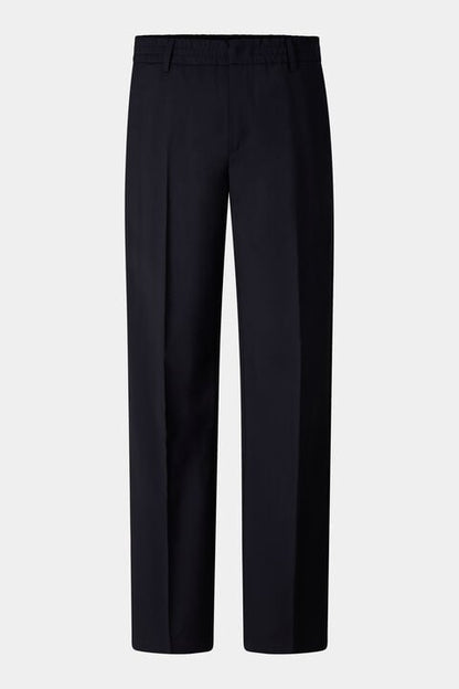 Marcus virgin wool trousers in Navy blue