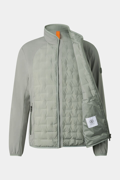 Dajan Hybrid Jacket In Eucalyptus
