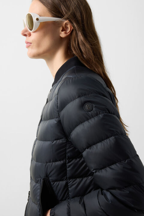 Marybel Lightweight Down Jacket In Black