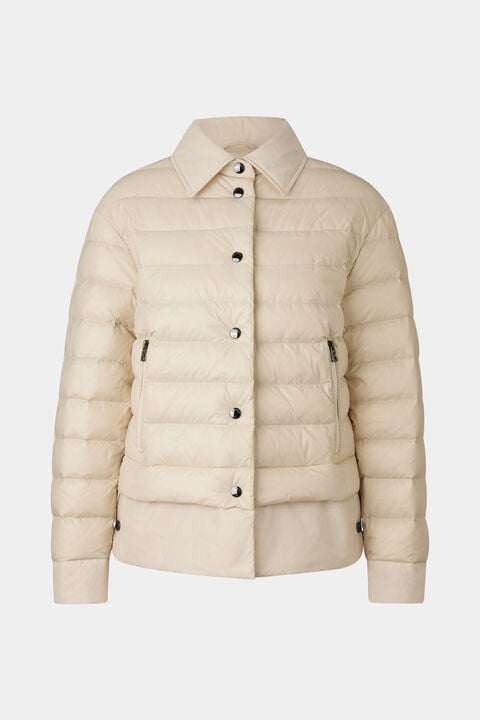 Audrey Lightweight Down Jacket In Sand