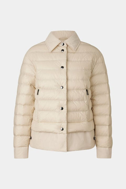 Audrey Lightweight Down Jacket In Sand