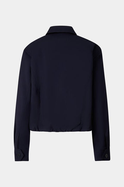 Tracy Shirt Jacket In Navy Blue
