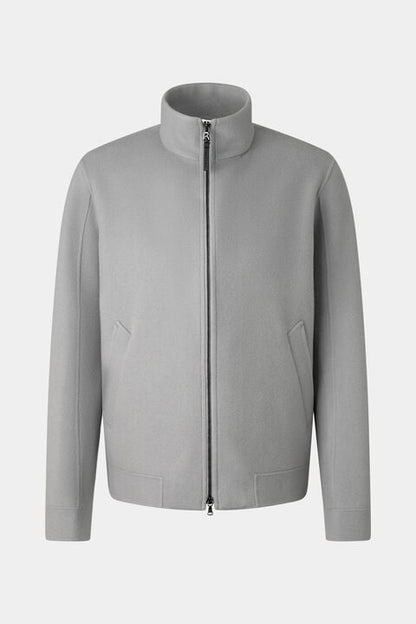 Doubleface Blouson Brice In Light Grey