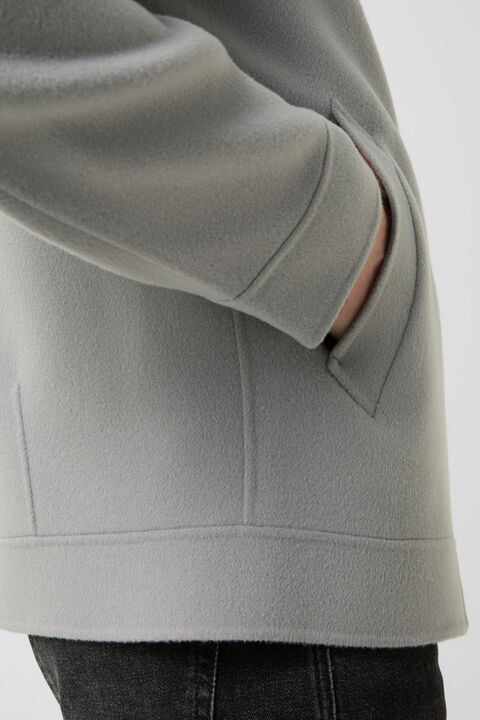 Doubleface Blouson Brice In Light Grey