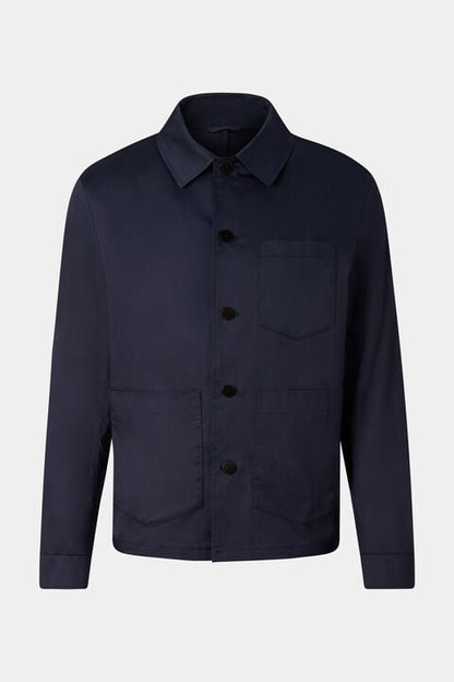Overshirt Mirco In Navy Blue