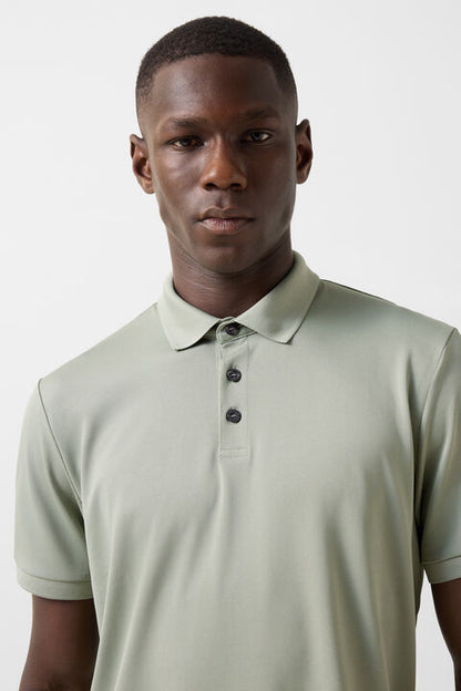 Daniel Functional Short-Sleeved Top In Eucalyptus