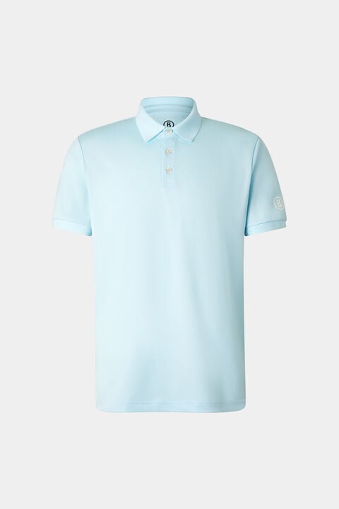Daniel Functional Short-Sleeved Top In Light Blue