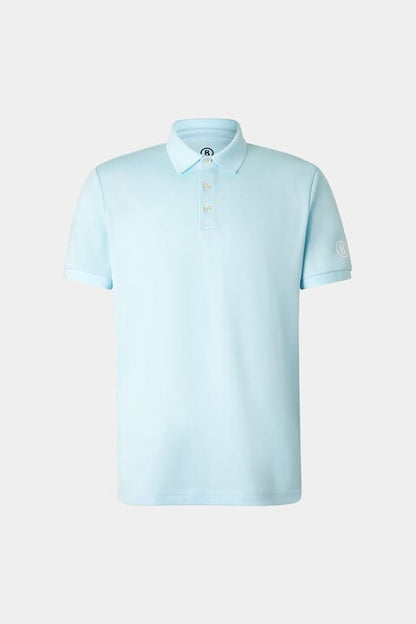 Daniel Functional Short-Sleeved Top In Light Blue