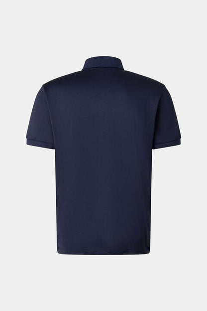 Daniel Functional Short-Sleeved Top In Navy Blue