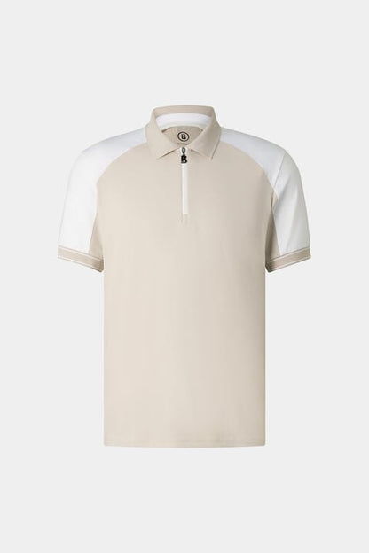 Fabius Functional Short-Sleeved Top In Sand/White
