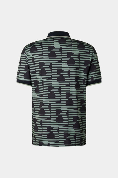 Valentin Functional Short-Sleeved Top In Black/Eucalyptus