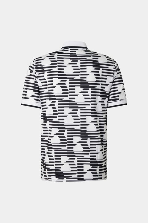 Valentin Functional Short-Sleeved Top In White/Black