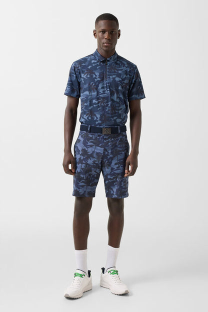 Taron Functional Short-Sleeved Top In Navy Blue
