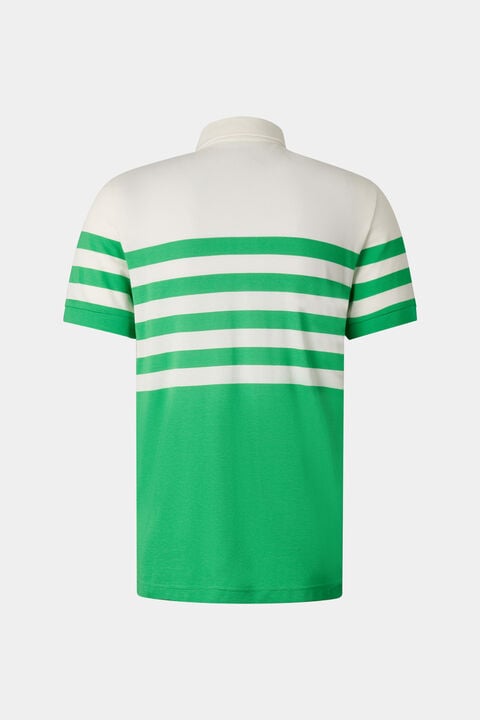 Antonio Functional Short-Sleeved Top In Green/Off-White
