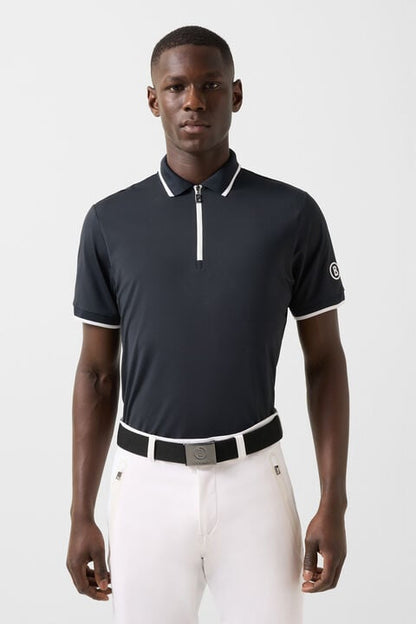 Cody Functional Short-Sleeved Top In Black