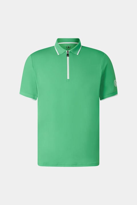 Cody Functional Short-Sleeved Top In Green