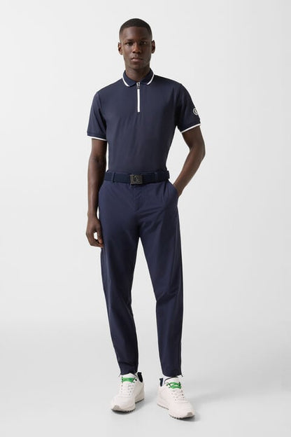 Cody Functional Short-Sleeved Top In Navy Blue