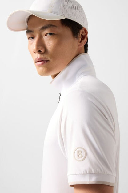 Cody Functional Short-Sleeved Top In Off-White