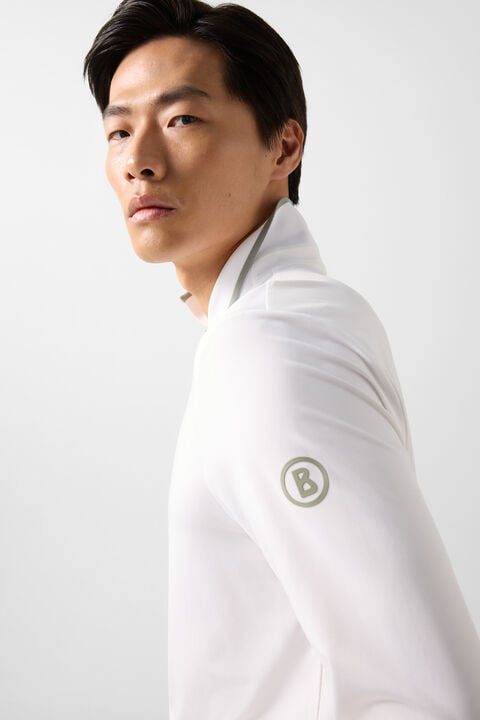 Jonah Polo Long-Sleeved Top In Off-White