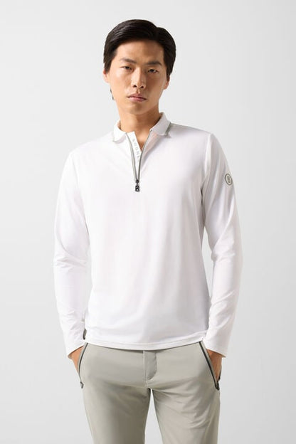 Jonah Polo Long-Sleeved Top In Off-White