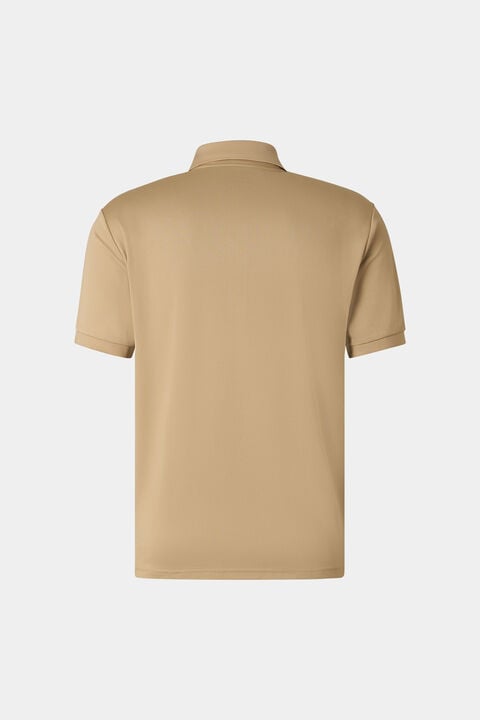 Cuno Functional Short-Sleeved Top In Beige/White