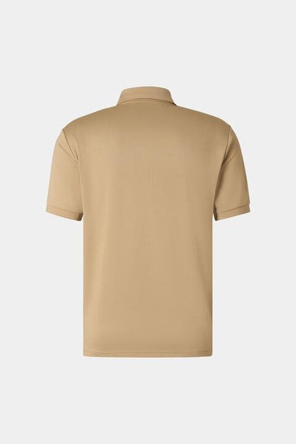 Cuno Functional Short-Sleeved Top In Beige/White