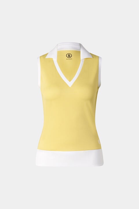 Polo Top Alysha In Yellow