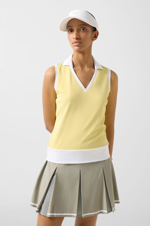 Polo Top Alysha In Yellow