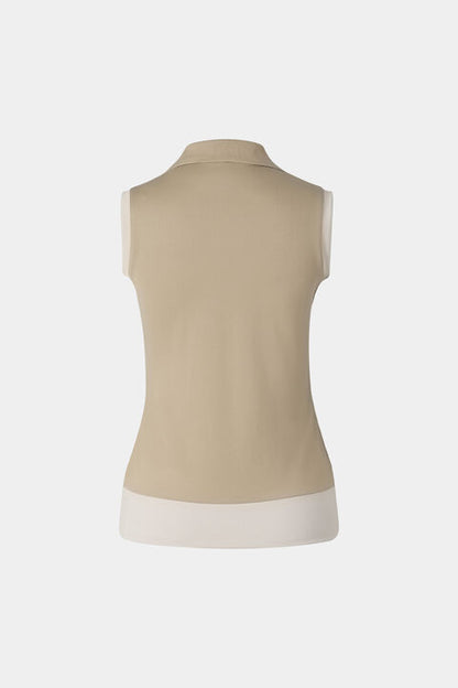 Polo Top Alysha In Beige