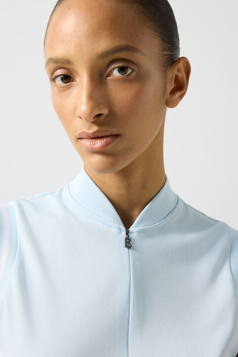Evi Polo Top In Light Blue