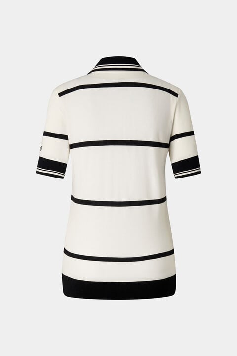Jessi Polo Shirt In Off-White/Black