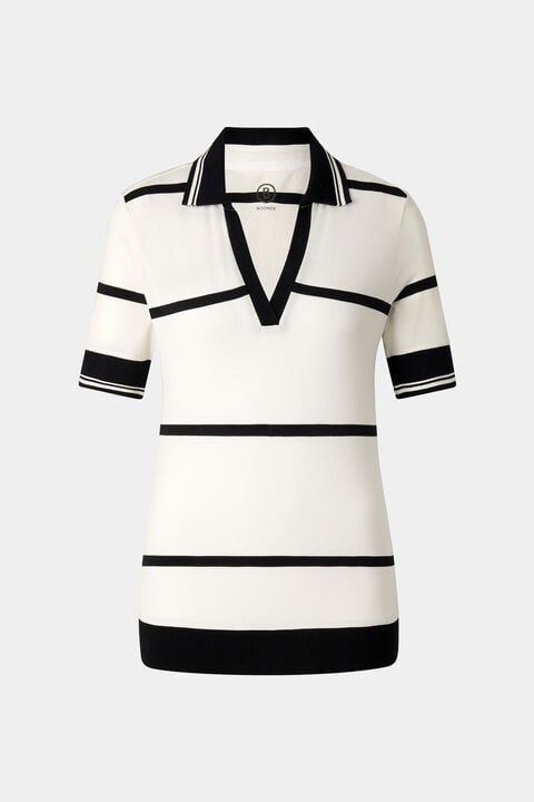 Jessi Polo Shirt In Off-White/Black