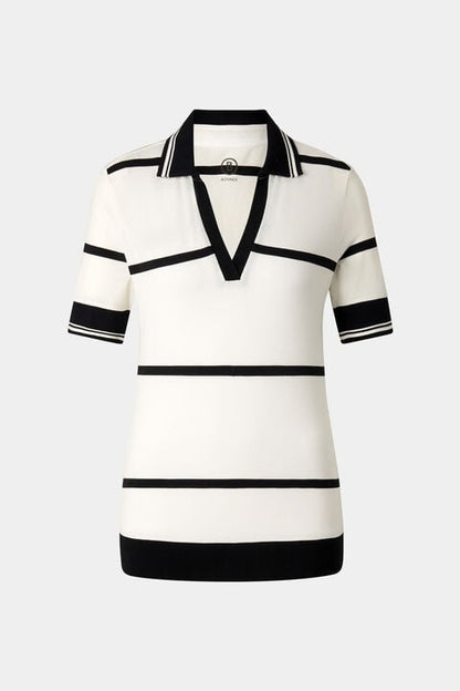 Jessi Polo Shirt In Off-White/Black
