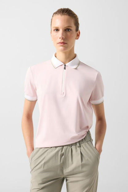 Laurina Functional Short-Sleeved Top In Pink