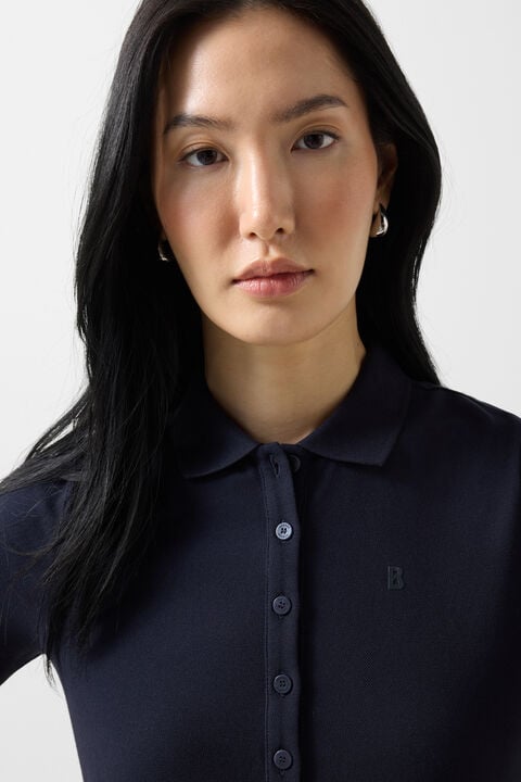Malika Polo Shirt In Navy Blue