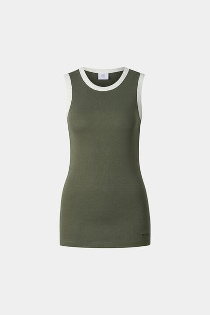 Niki Tank Top In Olive Green