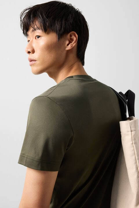 T-Shirt Ryan In Olive Green