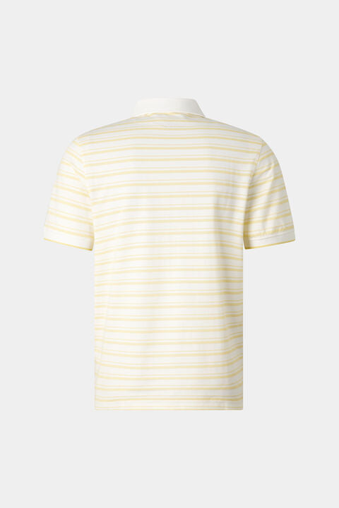 Timo polo shirt in Yellow/Off-White